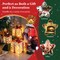 Costway Set of 3 Christmas Lighted Gift Boxes, Indoor Present Box Holiday Decoration